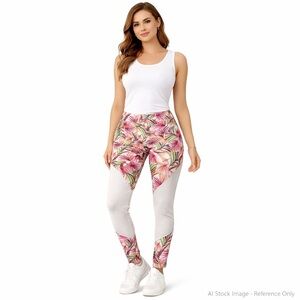 Guess Carmelia Printed Leggings Multicolor Womens Medium